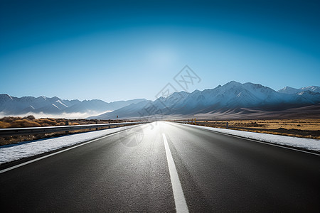 高山公路背景图片