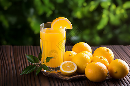 美味的橙汁图片