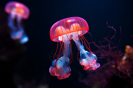 神奇水母海底生物美丽高清图片