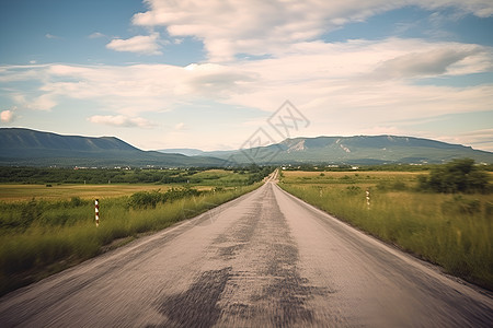 荒芜的农村道路背景