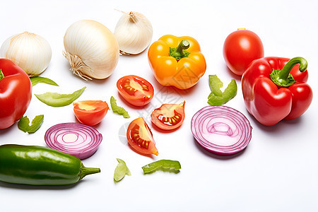 新鲜的各种蔬菜图片
