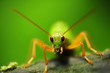 绿色的蟋蟀图片