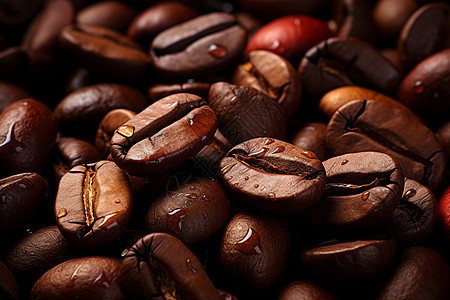 醇厚的咖啡豆图片