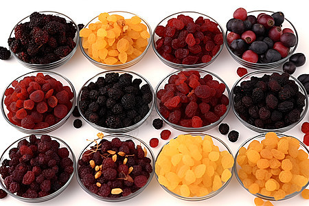 美味健康的水果干背景图片