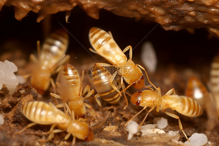 洞穴中的蚂蚁图片