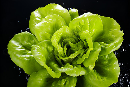 绿色的健康白菜背景图片