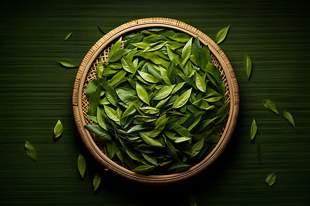 绿茶自然主义背景图片