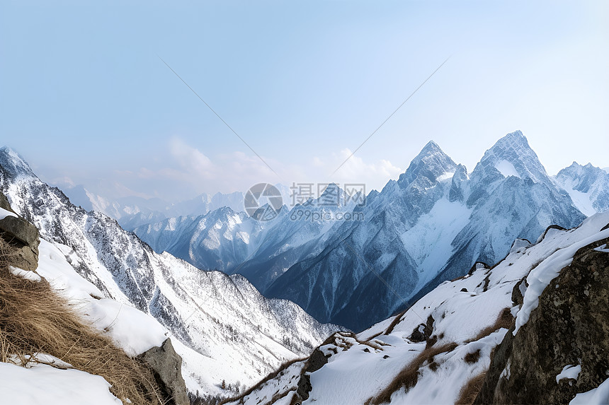 雪山风景图片