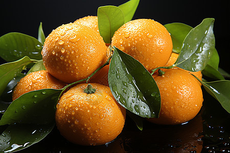 新鲜的美味橙子图片