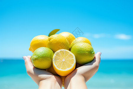 美味的水果柠檬图片