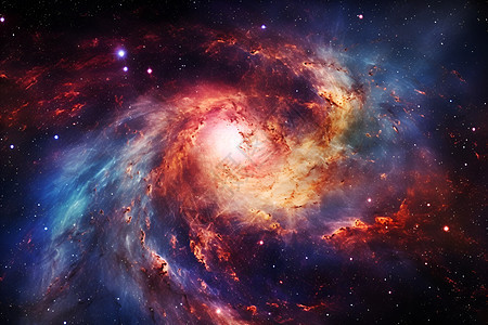 宇宙中的旋涡背景图片