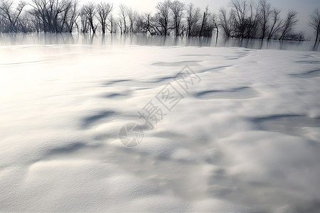 地面上都是白雪背景图片