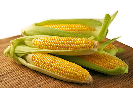 金黄的玉米图片