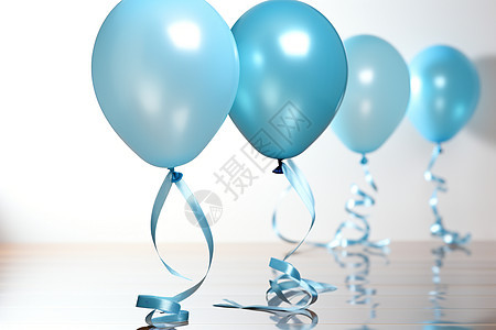 漂浮的充气气球图片