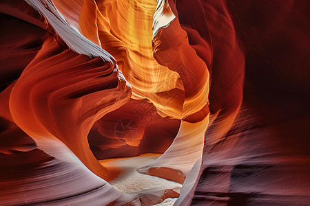 火焰峡谷的狭缝图片