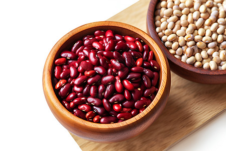 红色的豆子背景图片