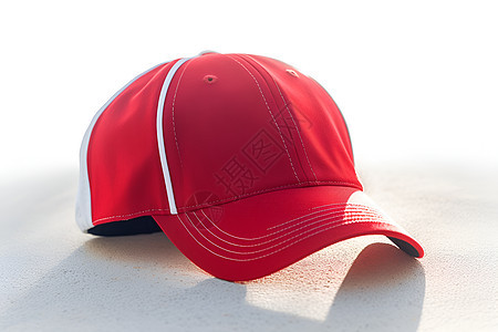 休闲运动的红色棒球帽图片