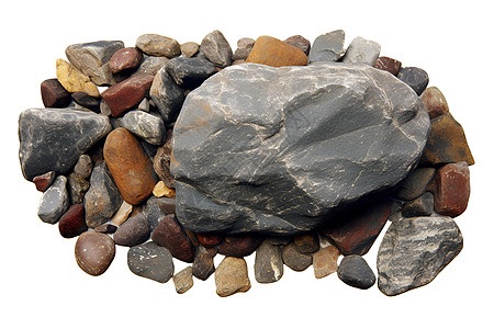 形状各异的小石头图片