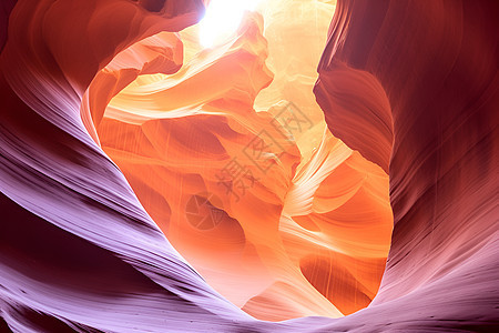 天然的红岩峡谷景观图片