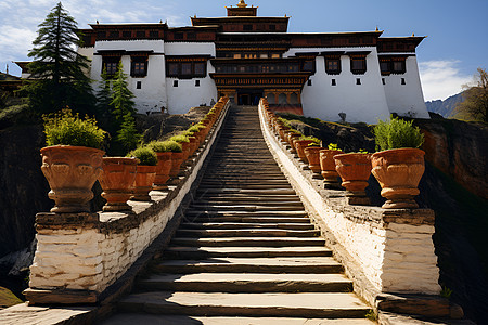 古老的建筑风景图片