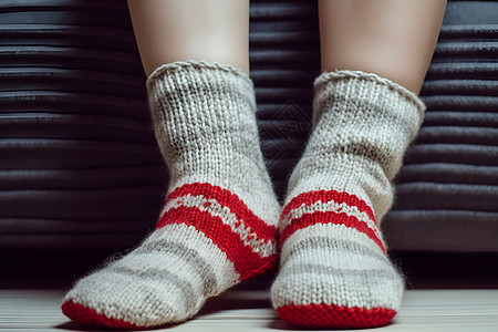 温暖冬日袜子图片