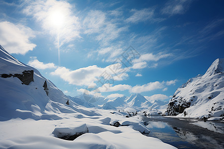 冰雪奇景霸气风景高清图片