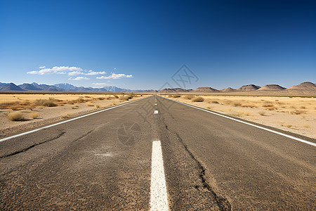 延伸天际公路天际线上的公路背景