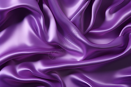 紫色丝绸的柔软质感图片