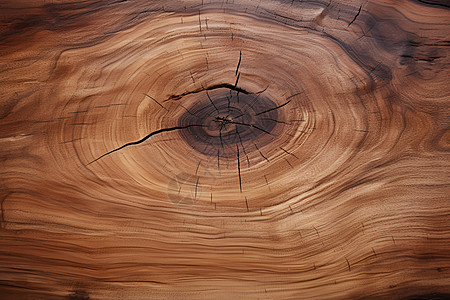 木桩上的裂缝背景图片