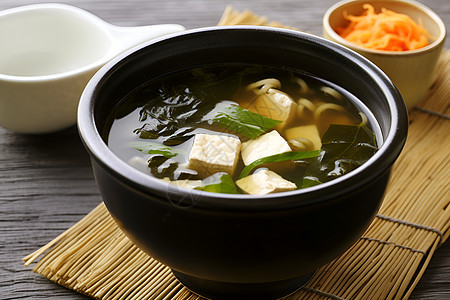 清淡口感的日式豆腐海藻汤图片
