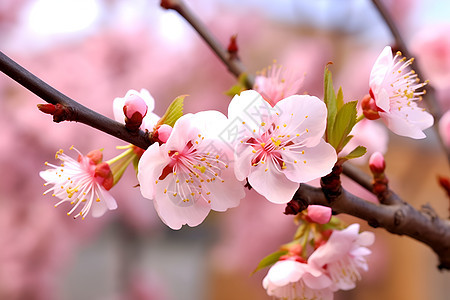 春日花香的樱花花朵图片