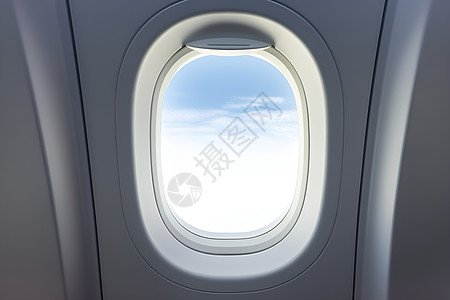 飞机窗外的美丽景观图片