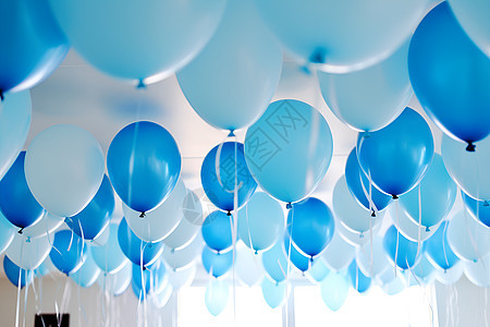 庆祝生日的气球图片