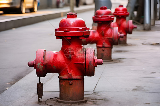 红色消防栓图片