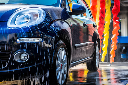 清洗汽车洗车的车辆汽车背景