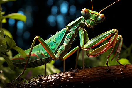 微观世界的螳螂图片