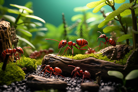 野生动物的蚂蚁群图片