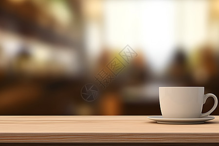 桌子上的杯子背景图片
