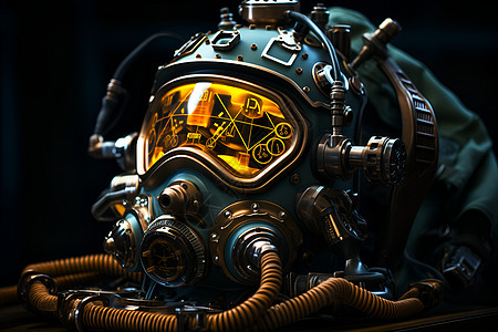 精密工程的深海潜水装备图片