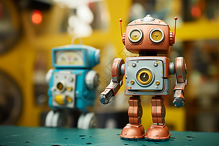 机器人玩具创新科技的儿童机器人背景