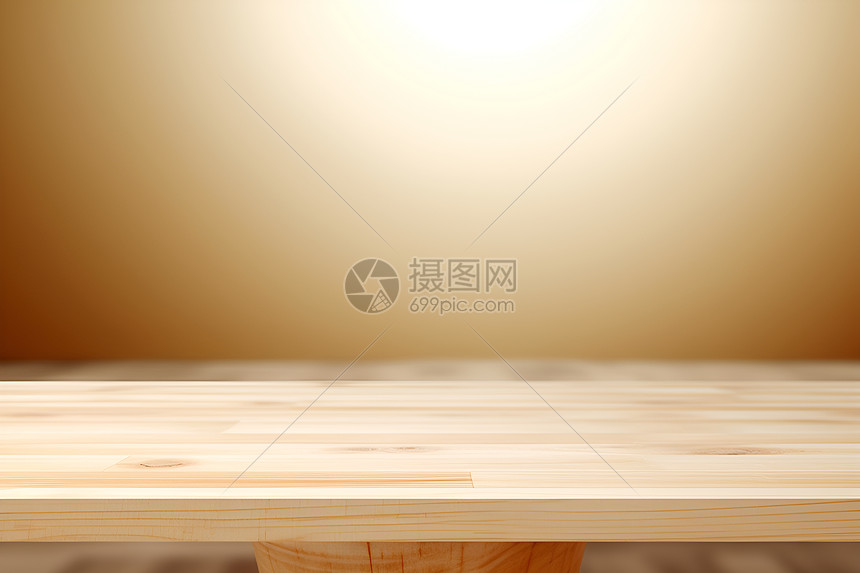 展示的木质柜台图片
