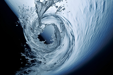水波的旋涡图片