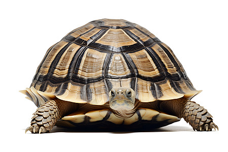 缓慢前行的乌龟背景图片