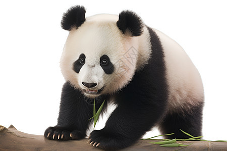 无忧无虑的熊猫背景图片