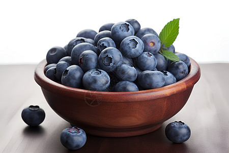 新鲜可口的蓝莓图片