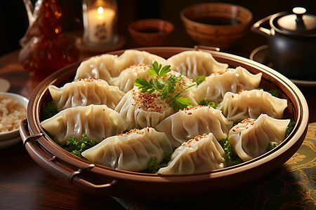 美味的蒸饺饺子图片