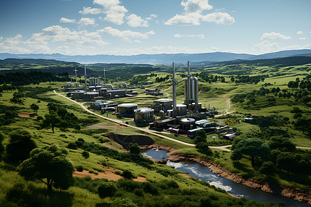 能源生产的工厂图片