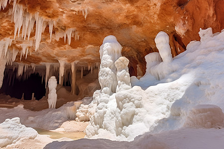 冰雪奇观背景图片