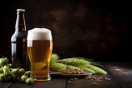 啤酒与谷物图片