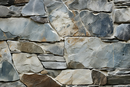 乡村户外的岩石墙壁背景背景图片